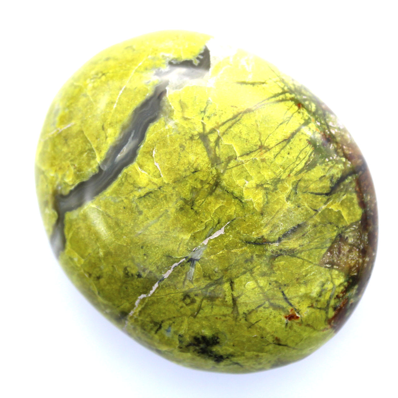 Green opal pebble