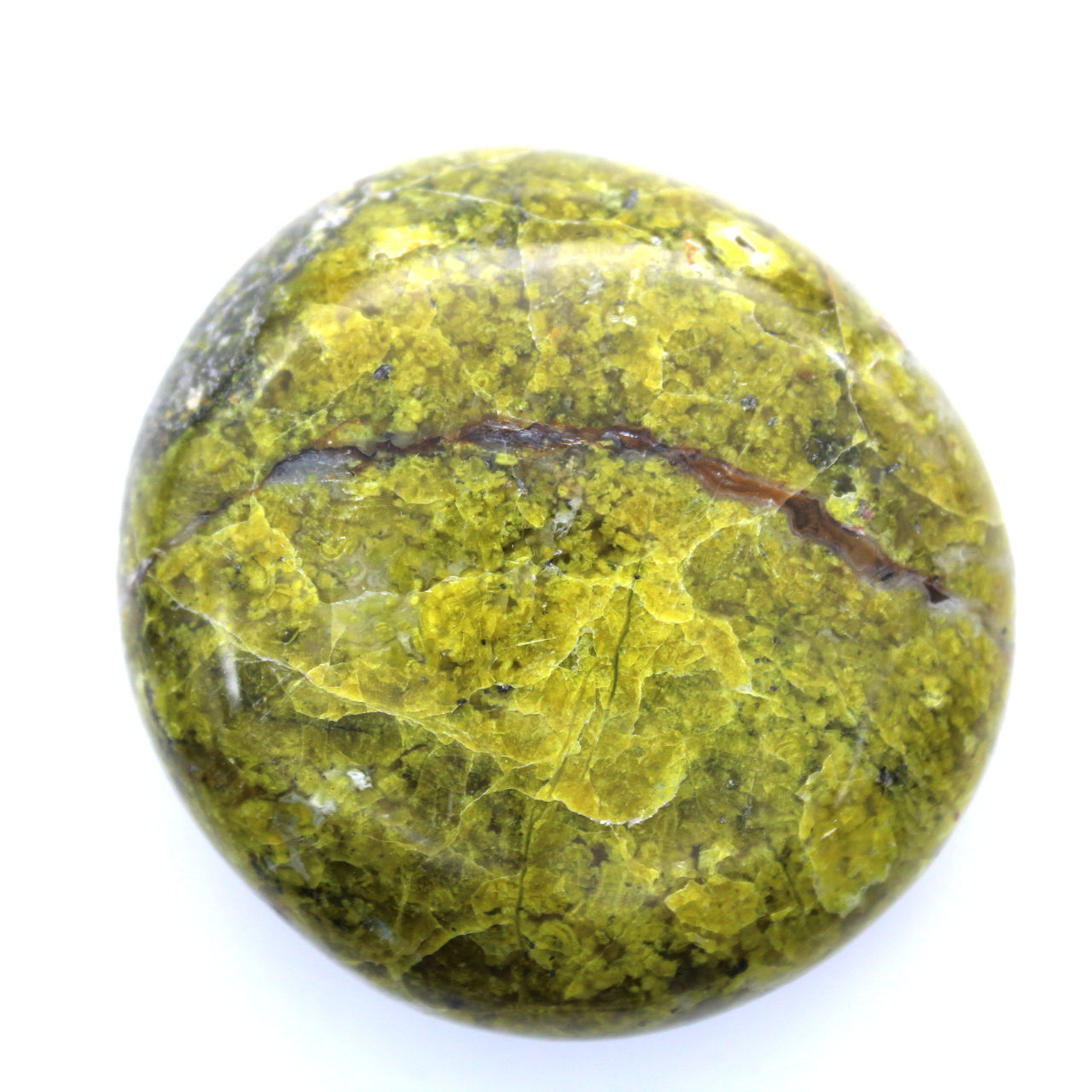 Green opal pebble