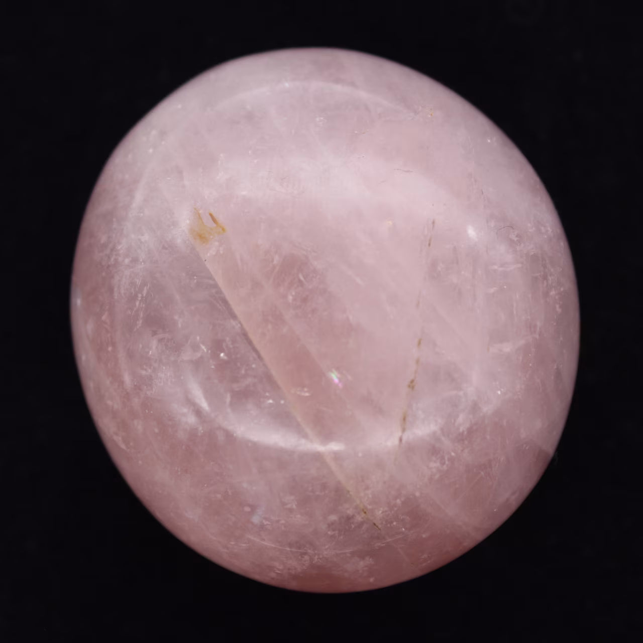 Rose quartz pebbles