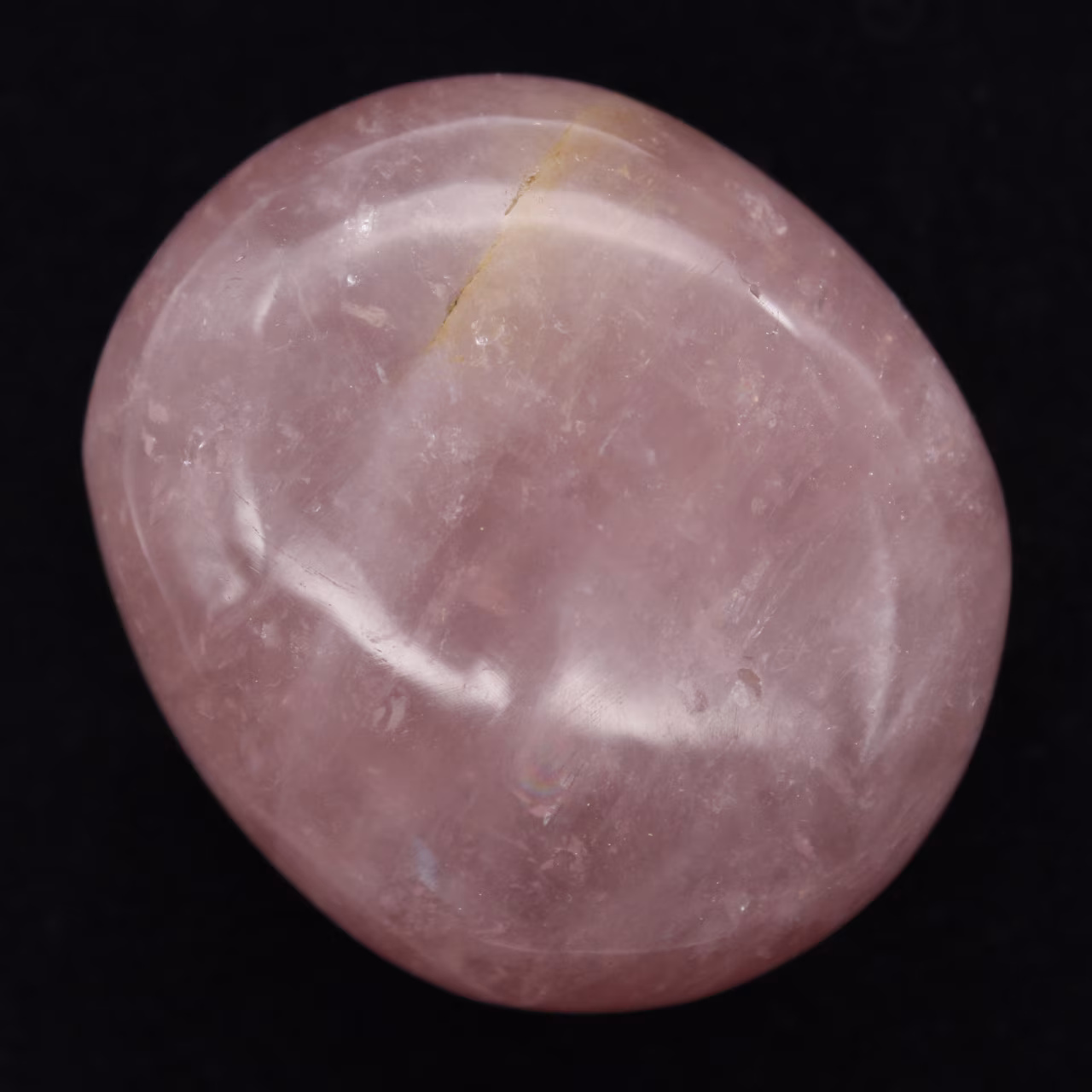 Rose quartz pebbles