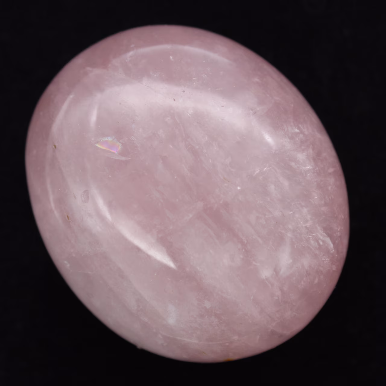 Rose quartz pebbles