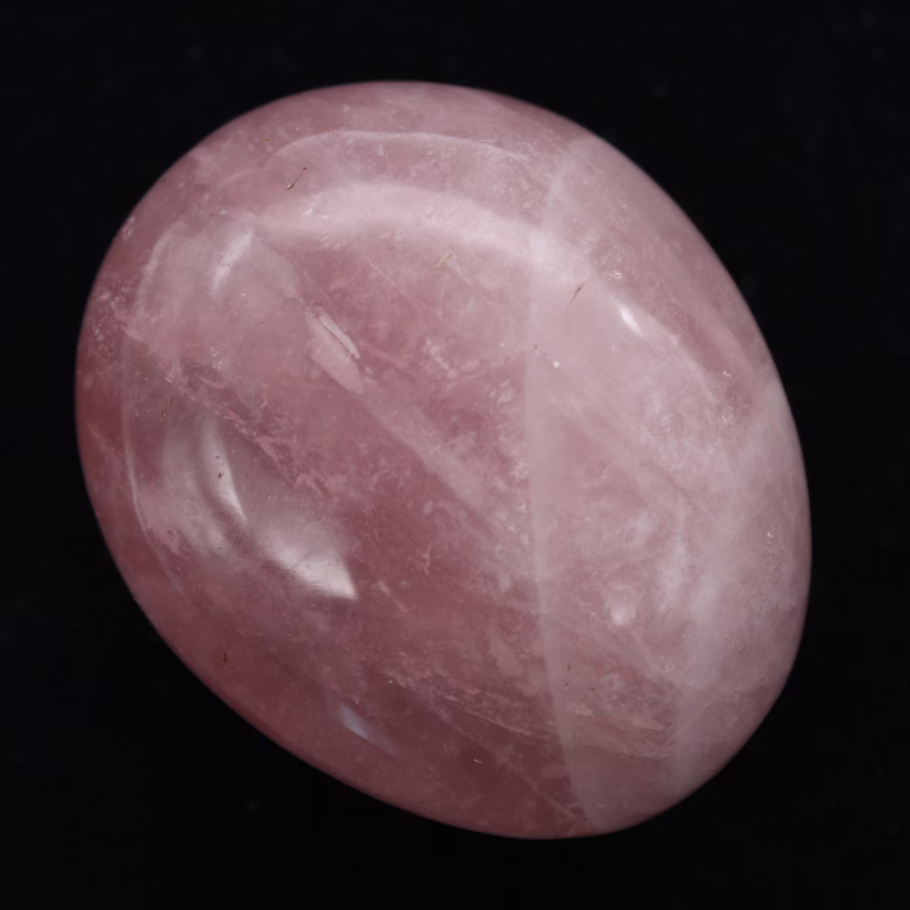 Rose quartz pebbles
