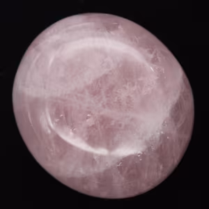 Rose quartz pebbles