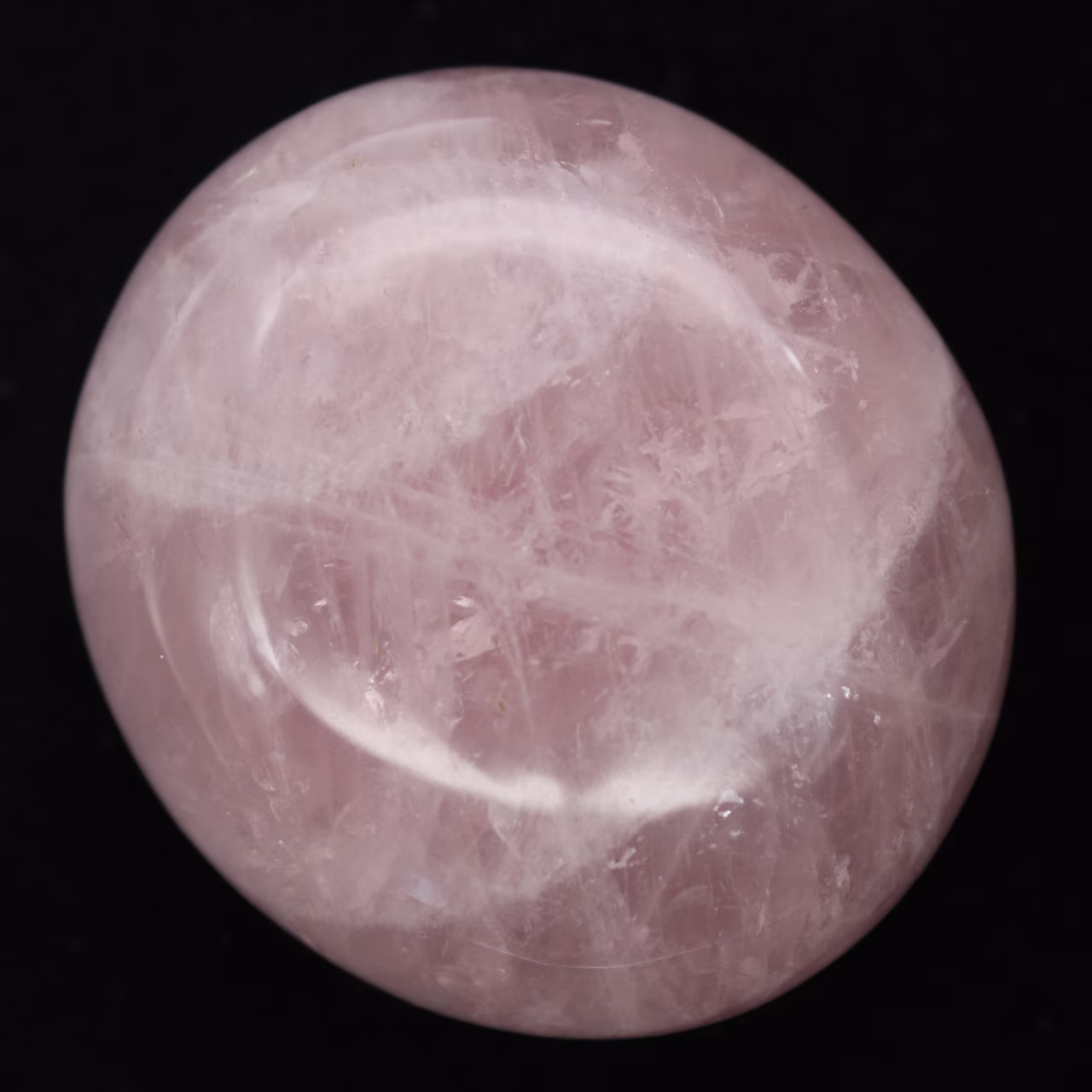 Rose quartz pebbles