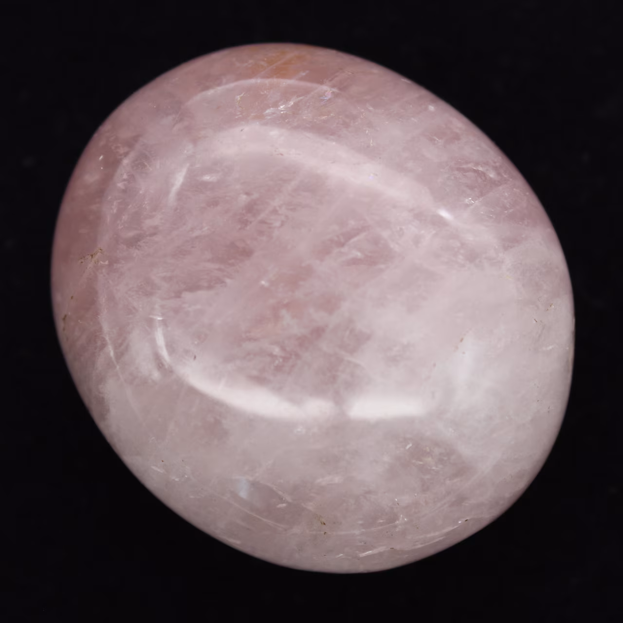 Rose quartz pebbles