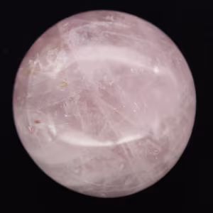 Rose quartz pebbles