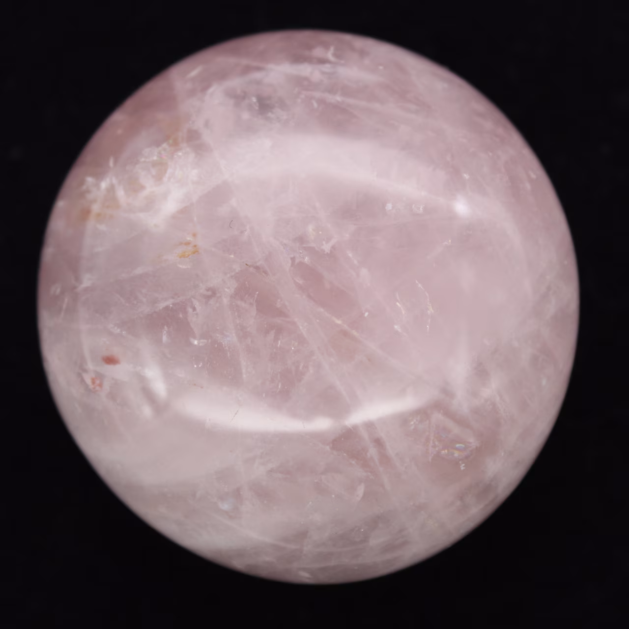 Rose quartz pebbles