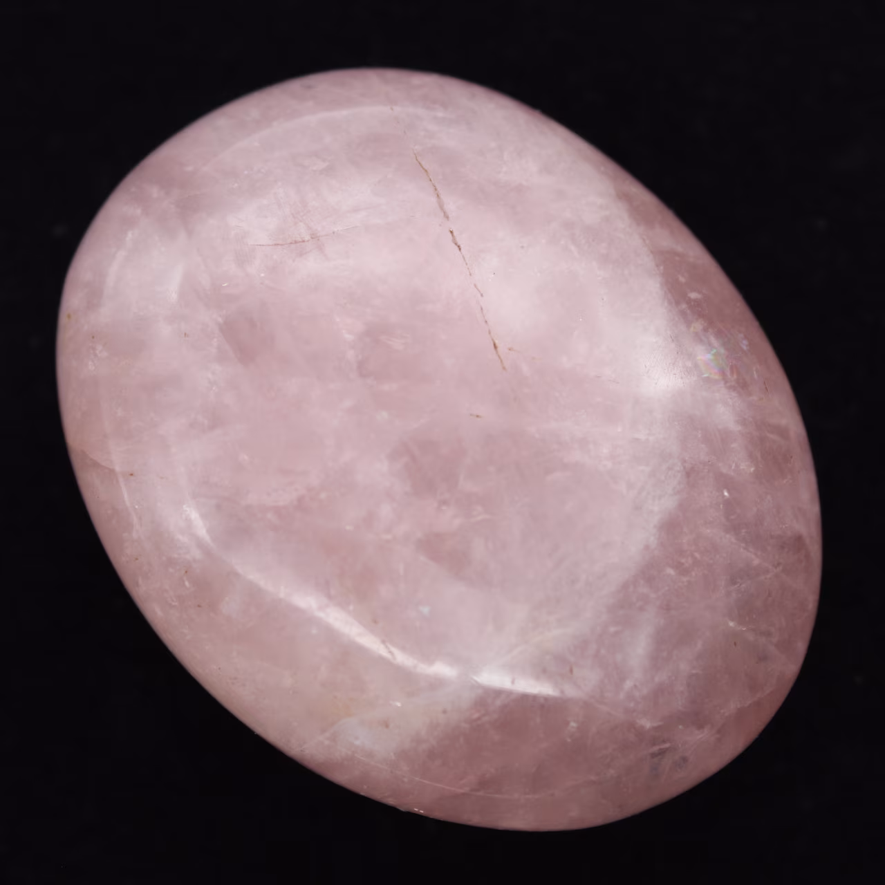 Rose quartz pebbles