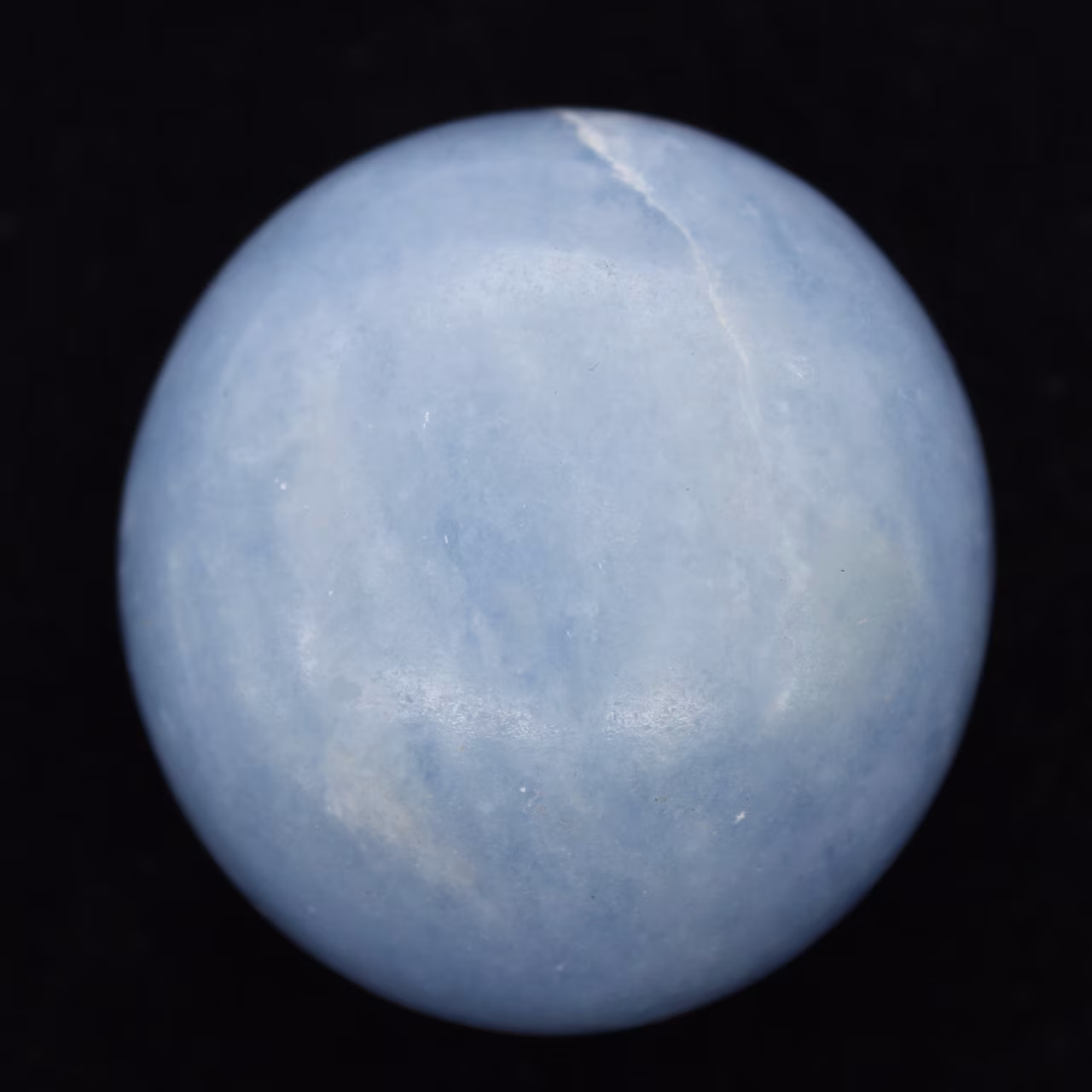 Blue calcite pebbles