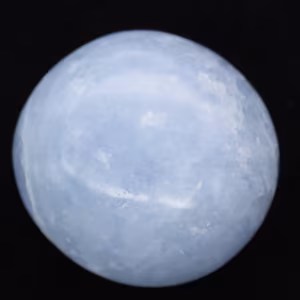Blue calcite pebbles