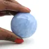 Blue calcite pebbles - 1