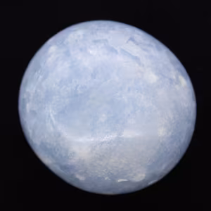 Blue calcite pebbles