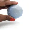 Blue calcite pebbles - 1