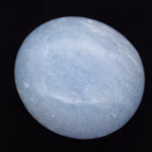 Blue calcite pebbles