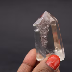 Re-surfaced rock crystal prism