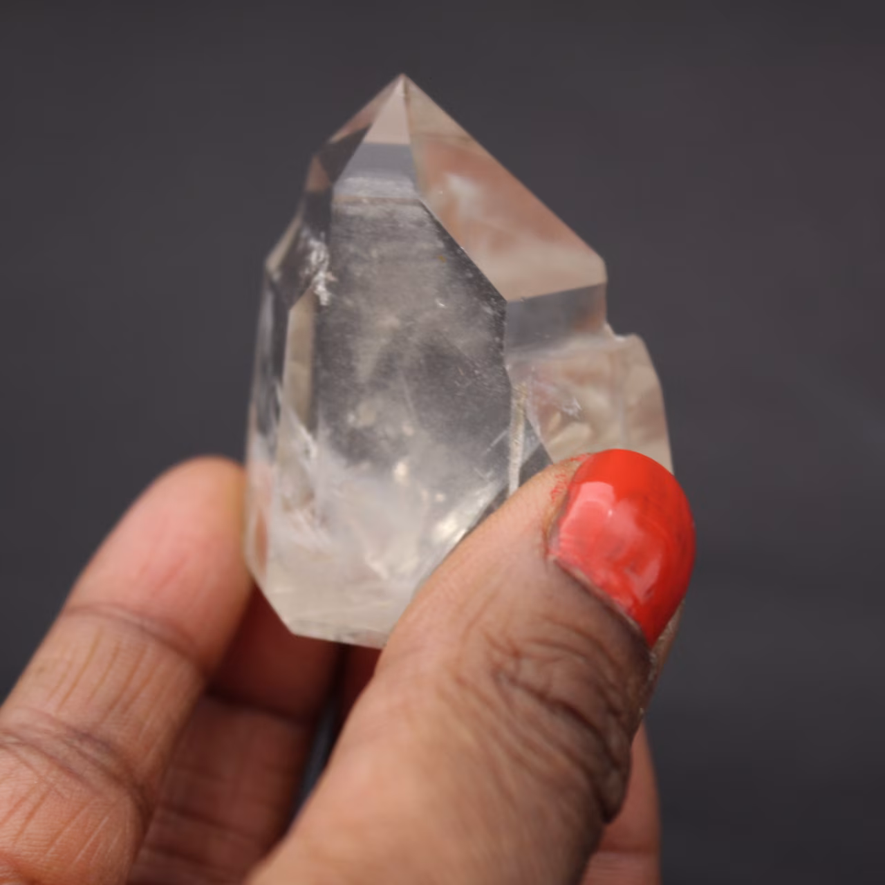 Rock crystal prism
