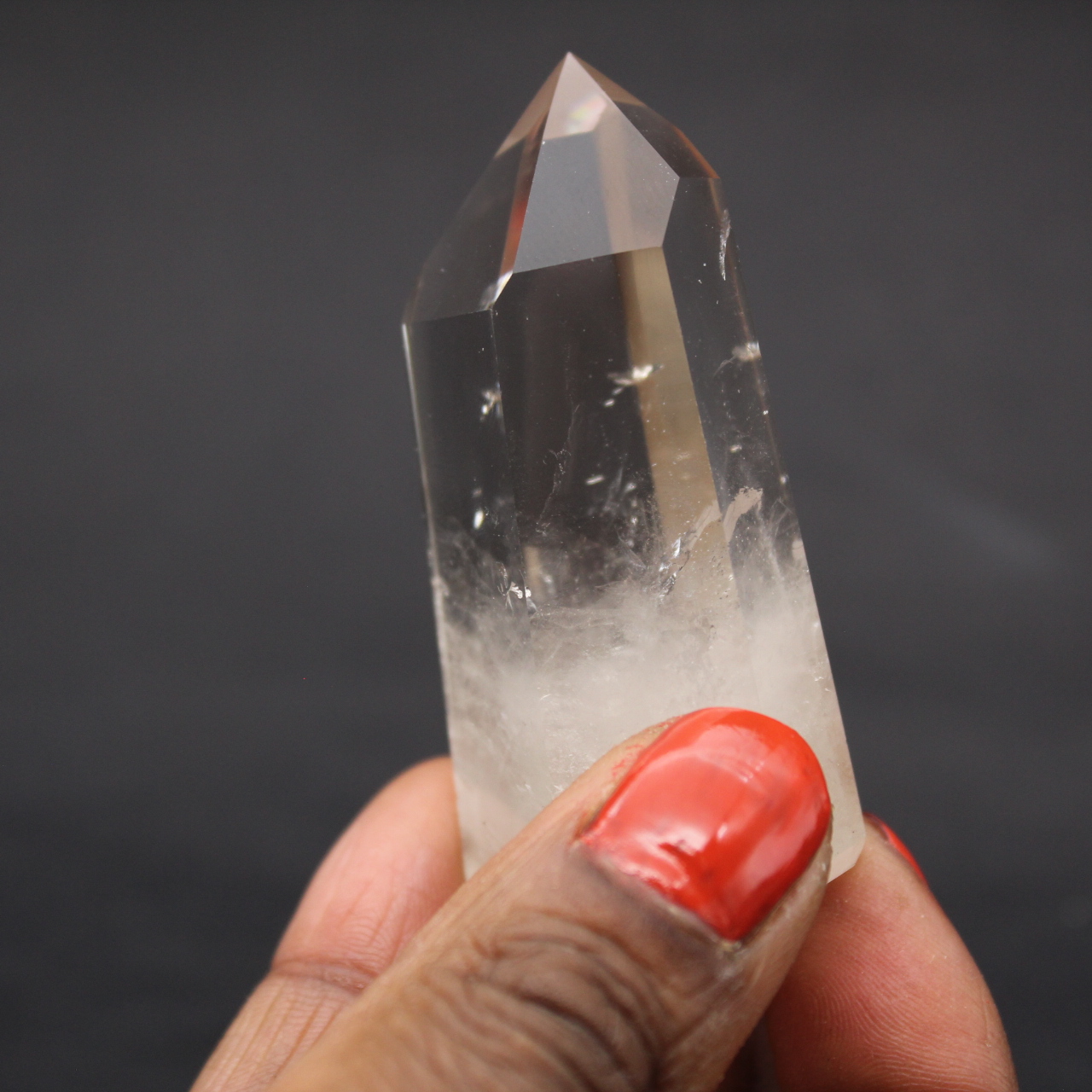 Rock crystal prism