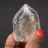 Rock crystal prism with inclusion