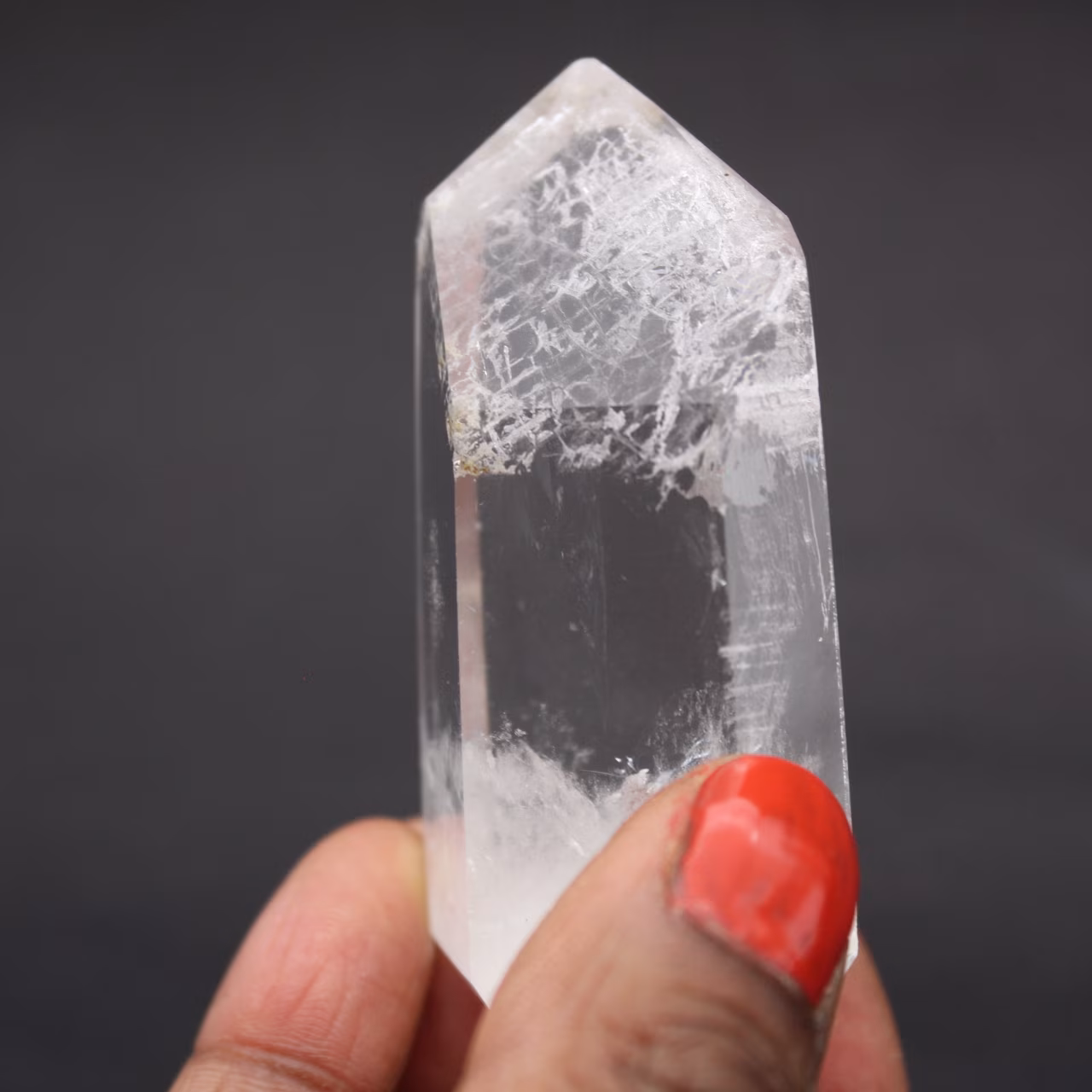 Rock crystal prism
