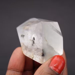 Rock crystal with inclusion