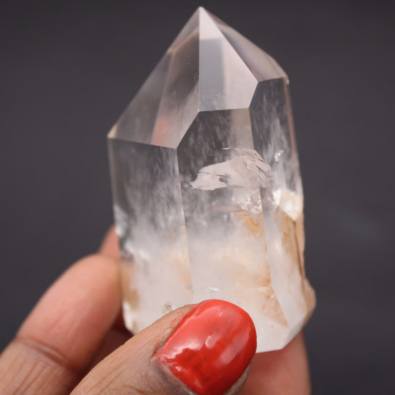 Rock crystal prism