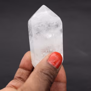 Bitterminated rock crystal prism