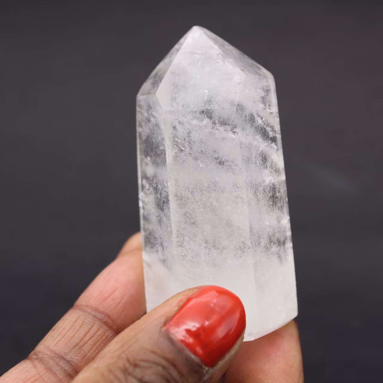Rock crystal prism