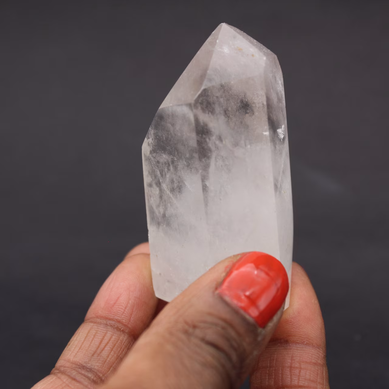 Rock crystal prism