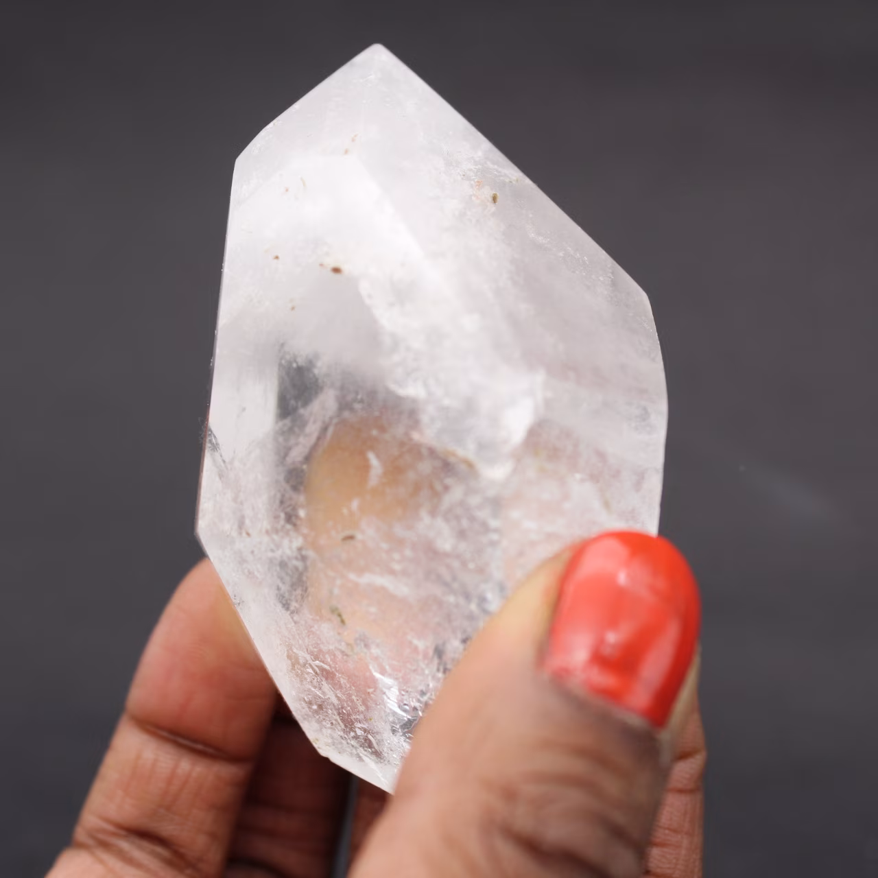 Bitterminated quartz prism
