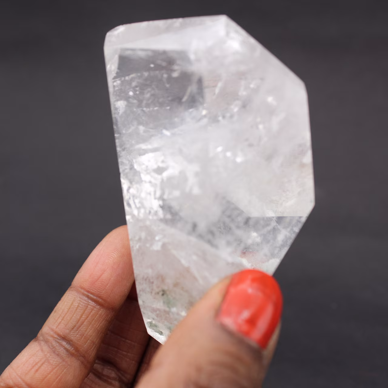 Bitterminated quartz prism