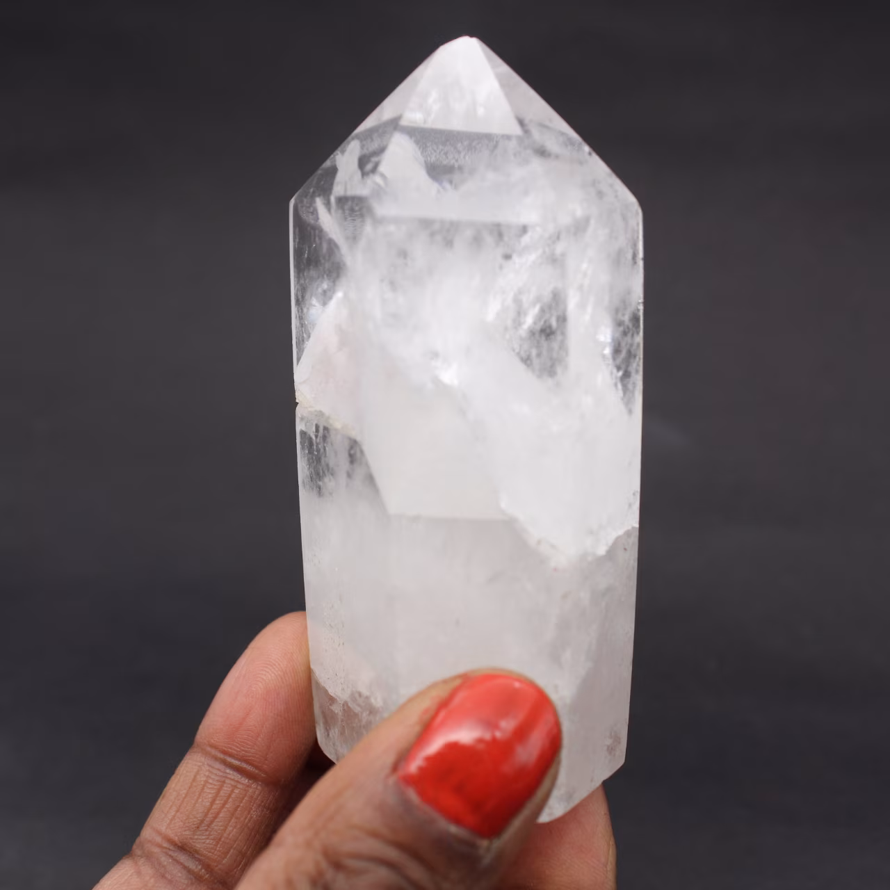 Quartz prism with phantom