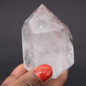 Quartz prism with inclusion