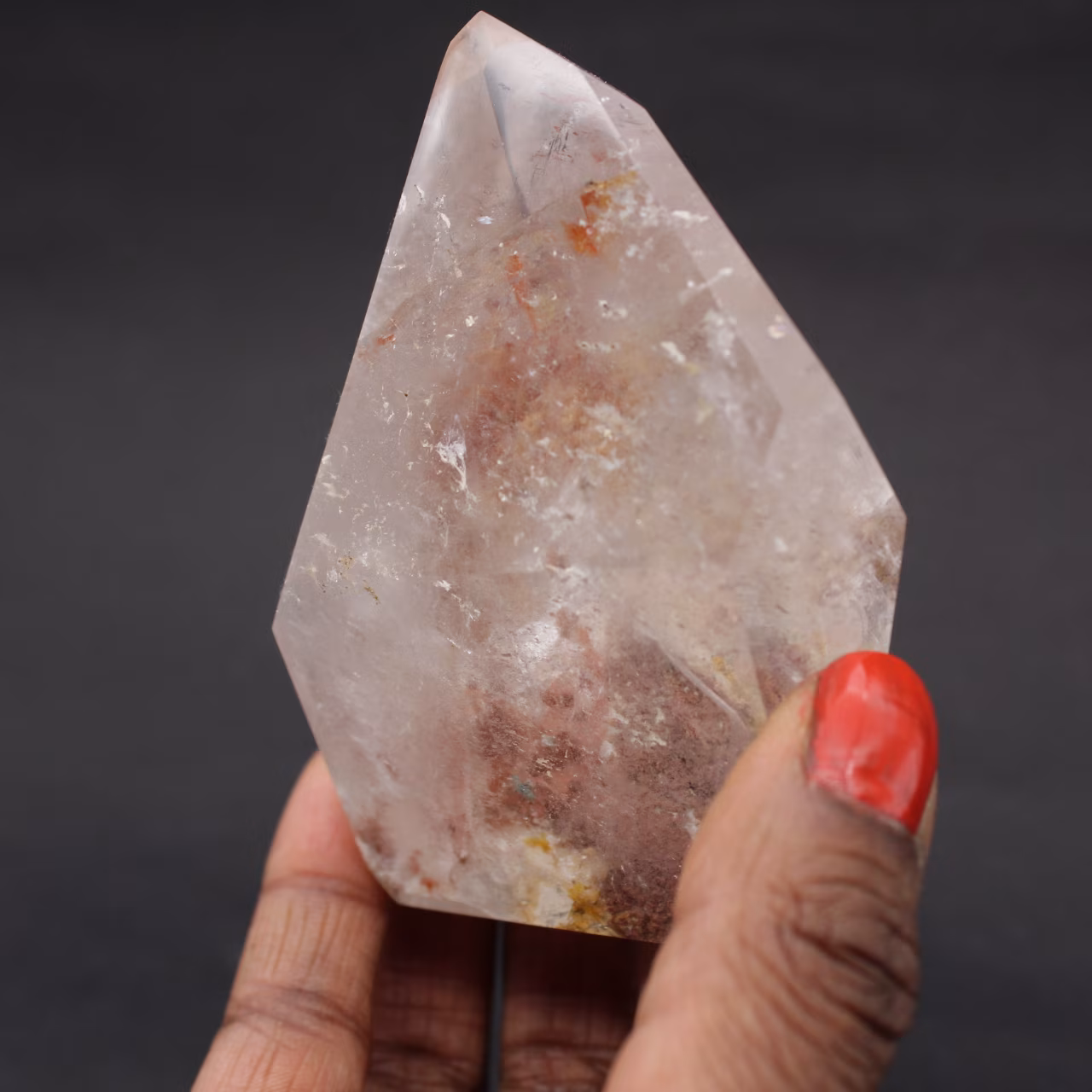 Rock crystal prism