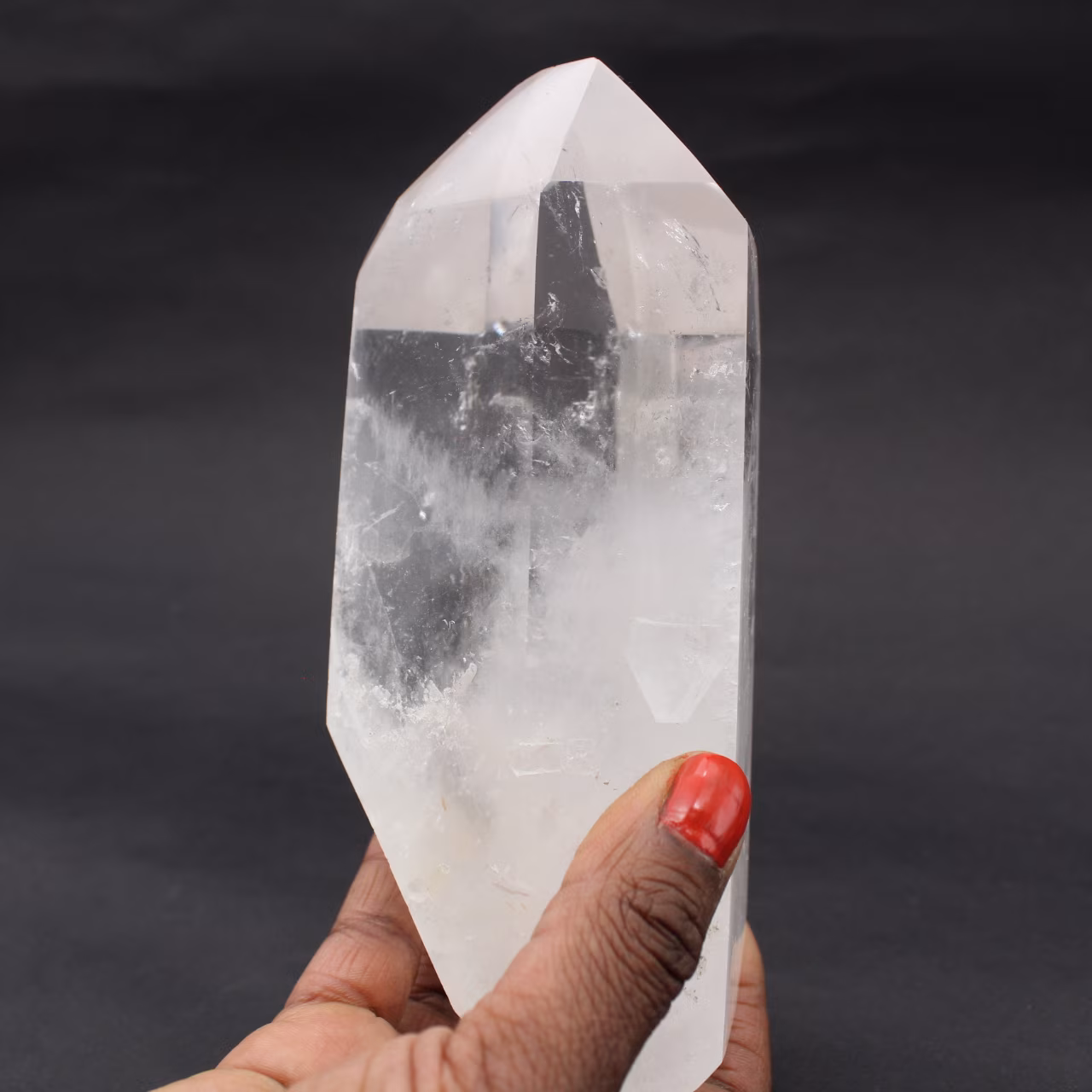 Re-surfaced bit-terminated quartz prism