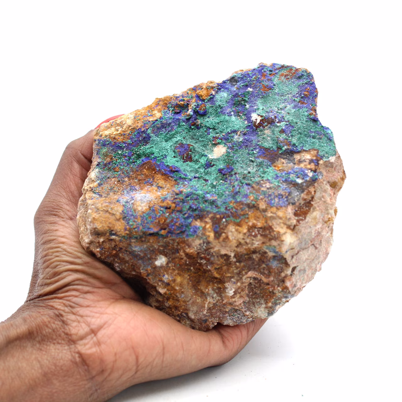 Azurite and malachite