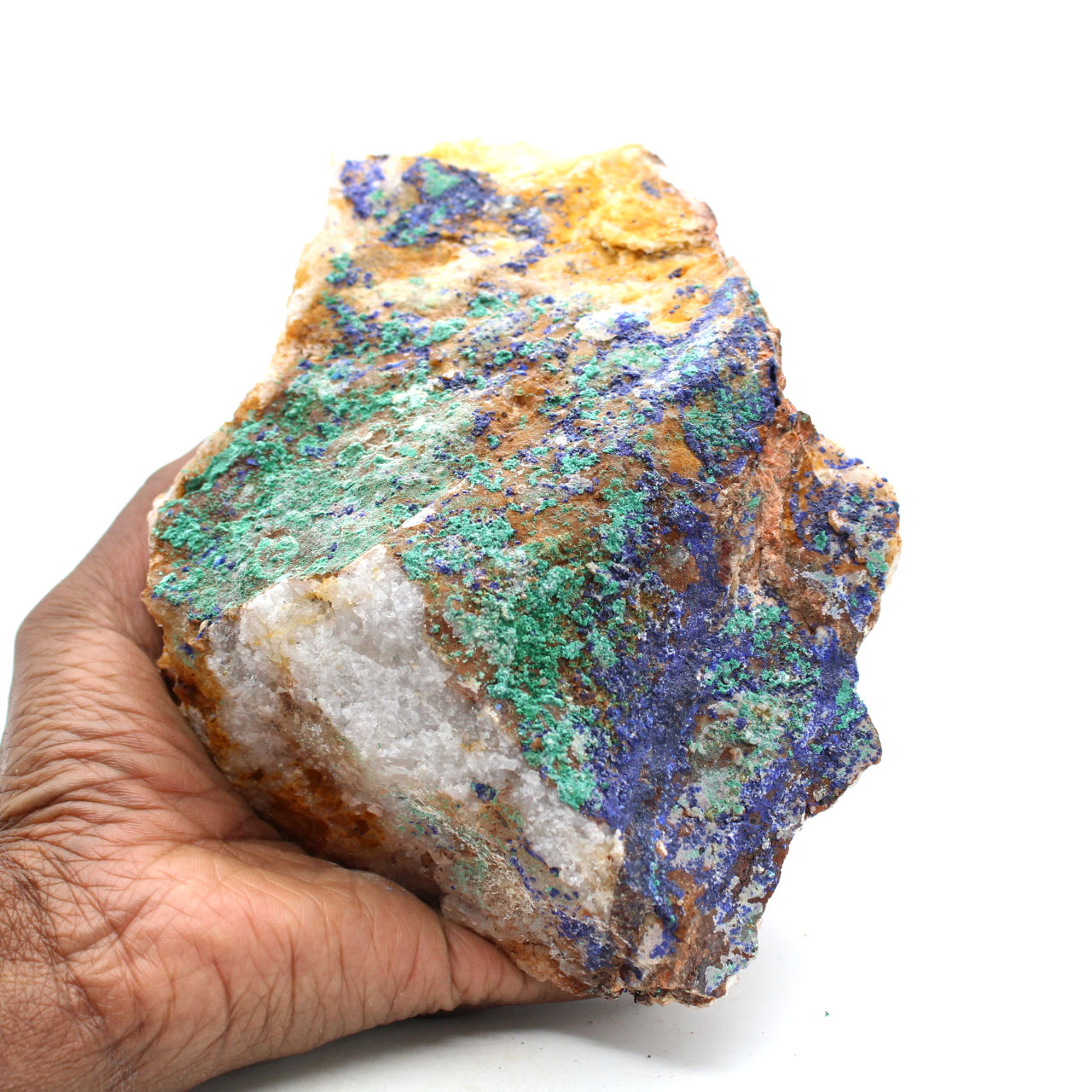 Azurite and malachite