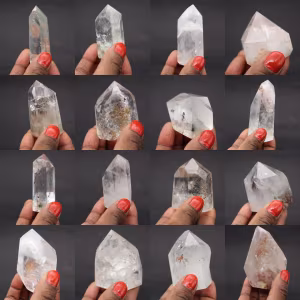 Bitterminated quartz prism