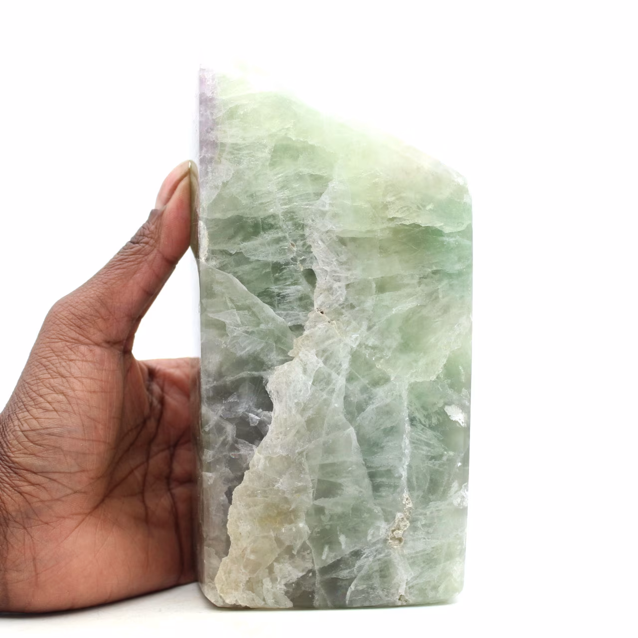 Green Fluorite Heptahedron