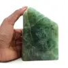 Green Fluorite Heptahedron Block - 0