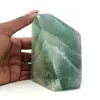 Green Fluorite Octahedron Block - 0