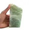 Green Fluorite Block Heptahedron - 0