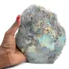 Collection natural semi-rough labradorite - 0