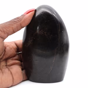 Rock polished in diopside