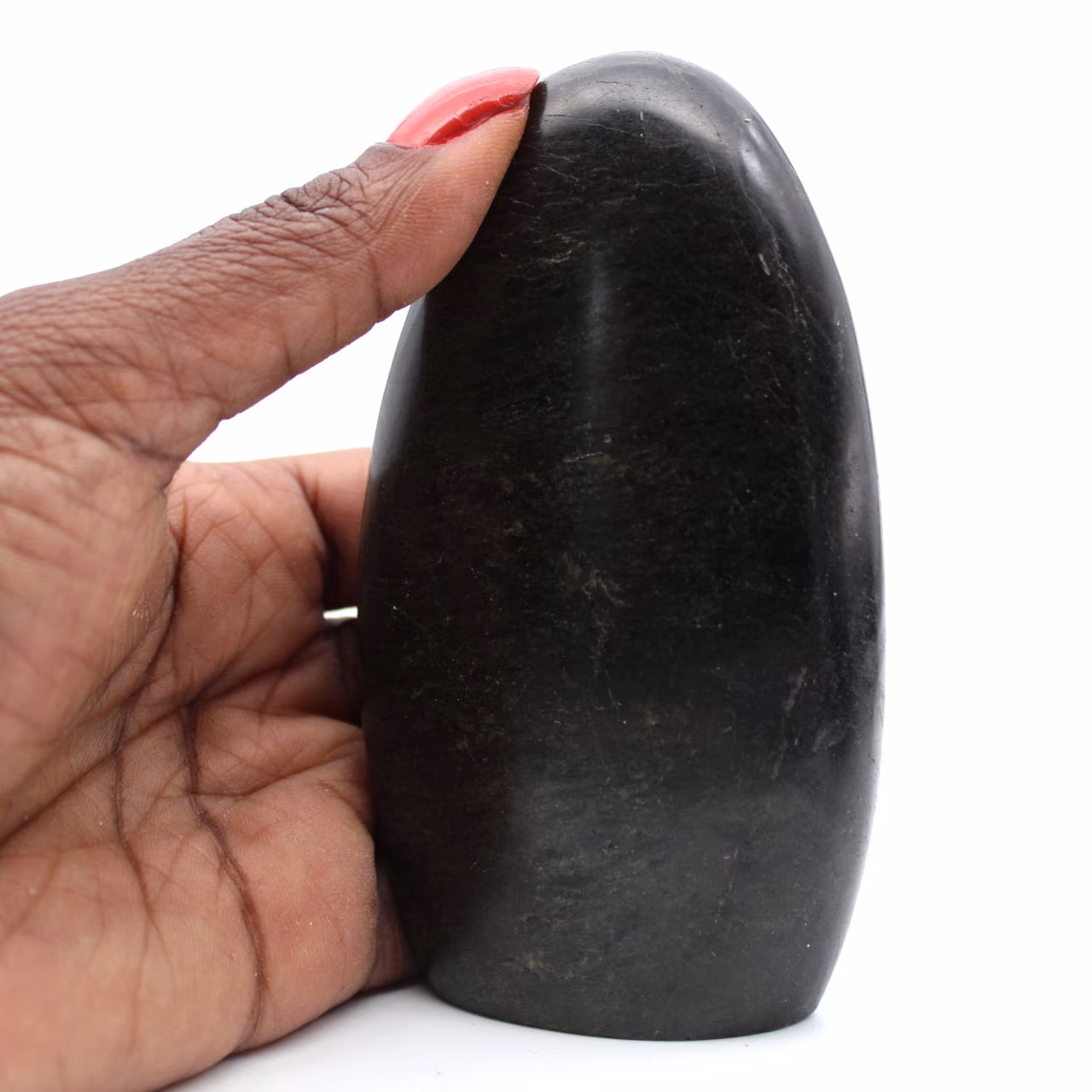 Polished stone in diopside