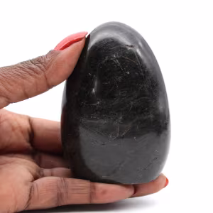 Polished stone in diopside