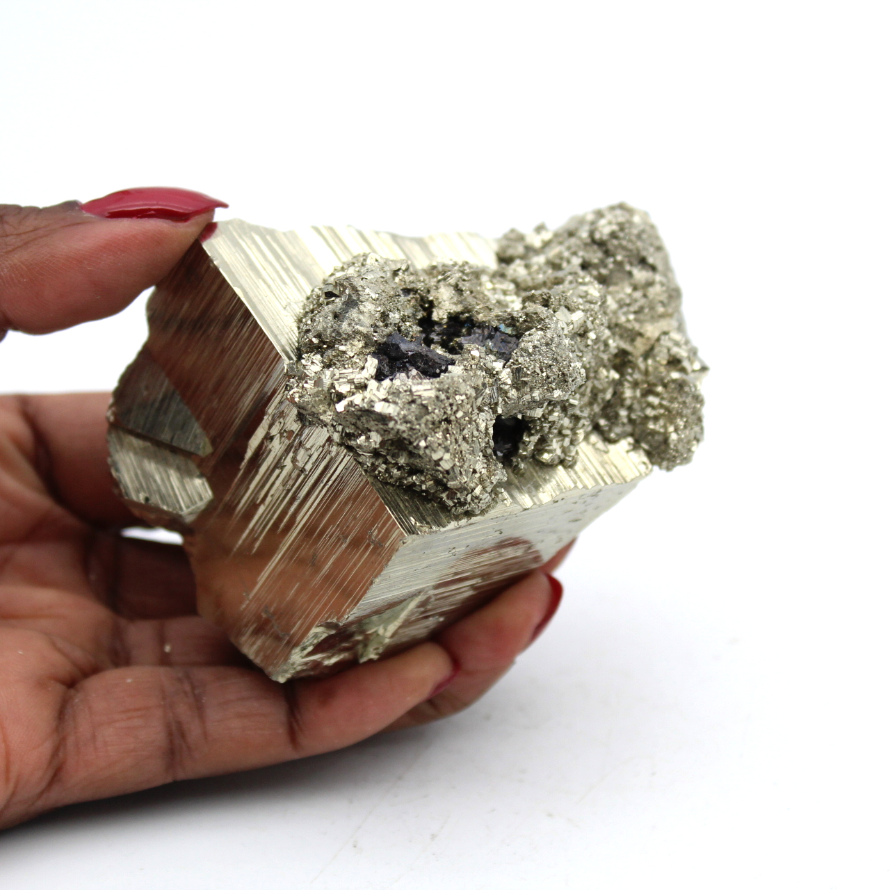 Pyrite crystals