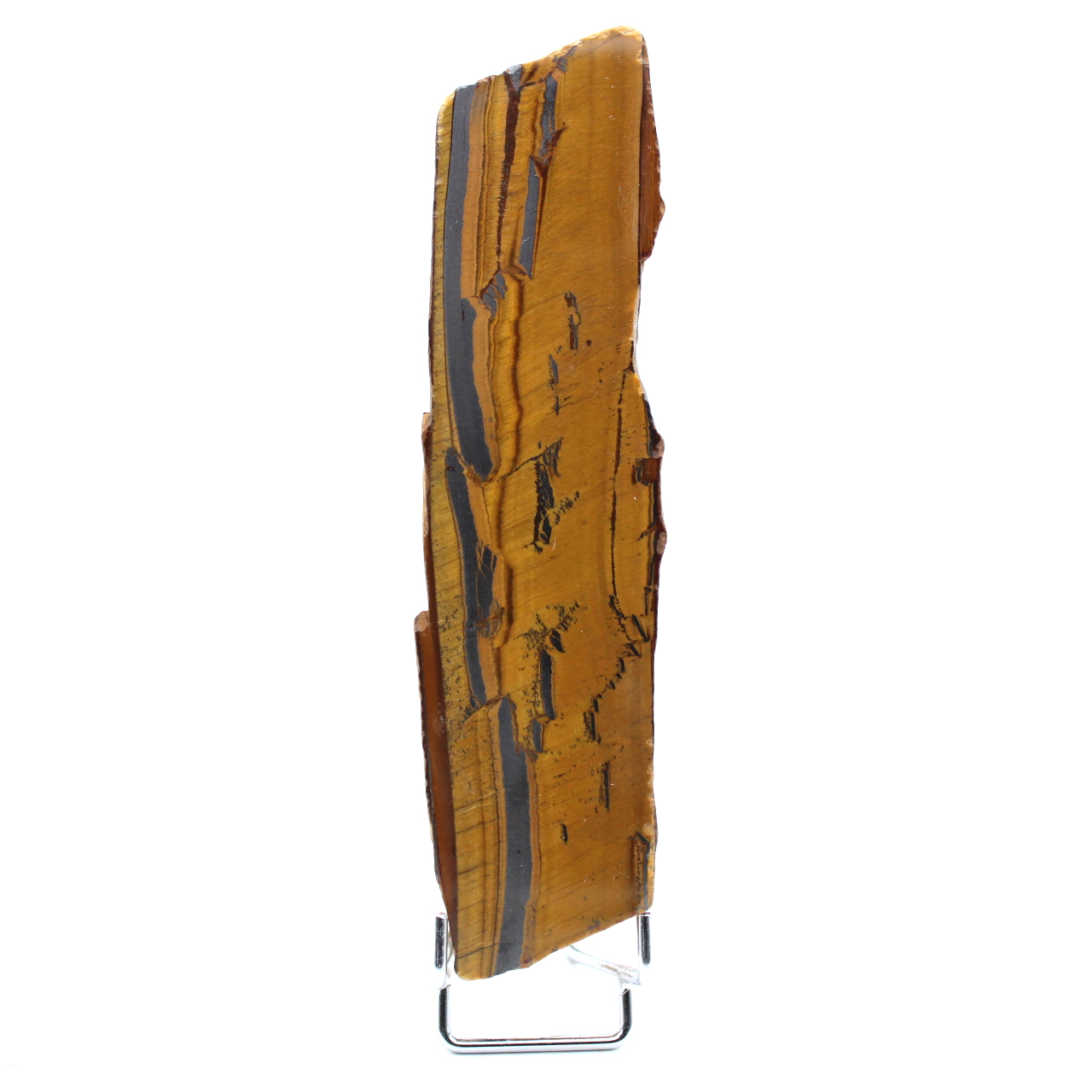 Polished natural tiger eye stone