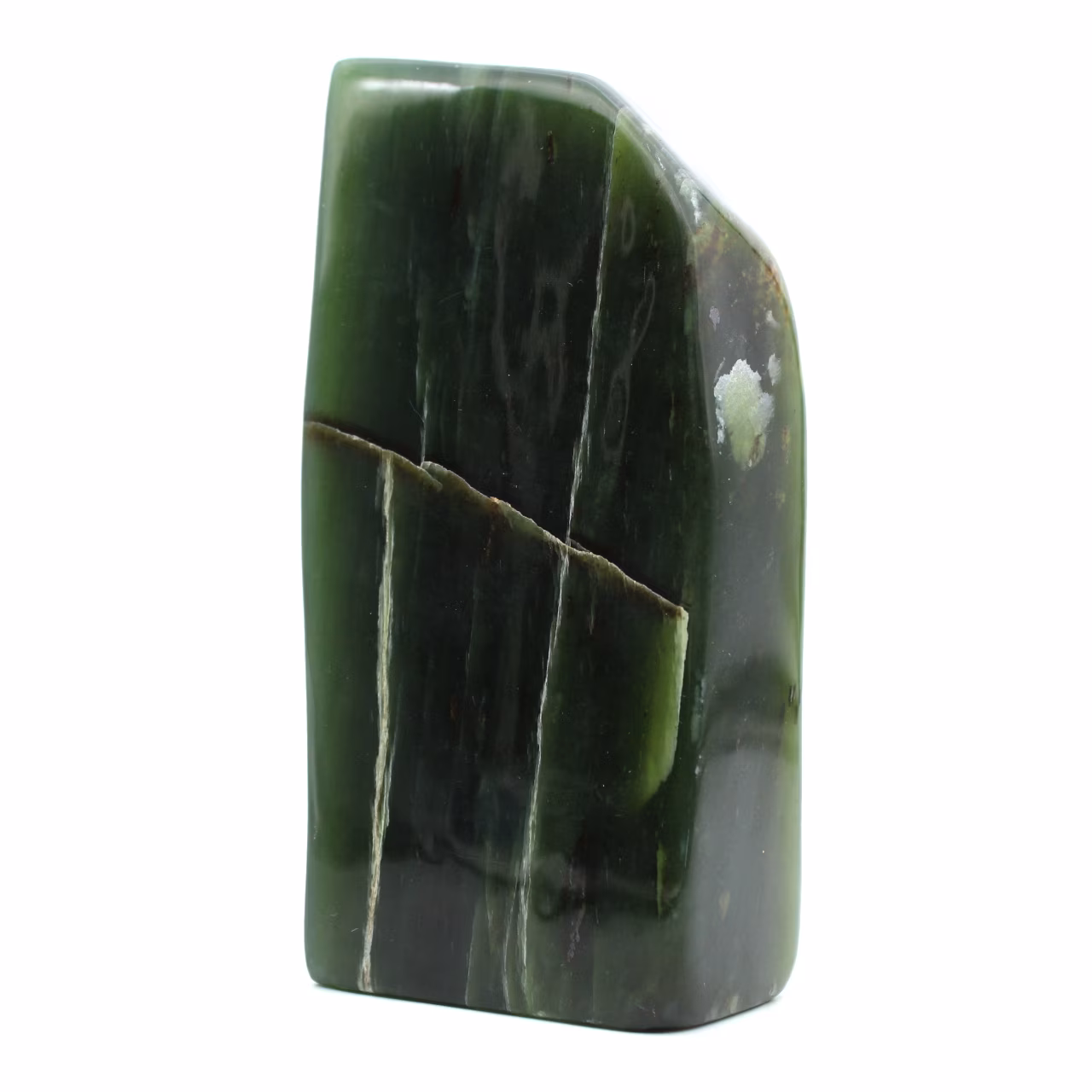 Decorative polished nephrite jade