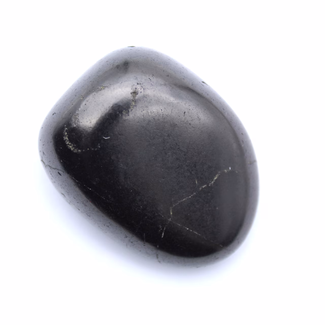Decorative polished shungite