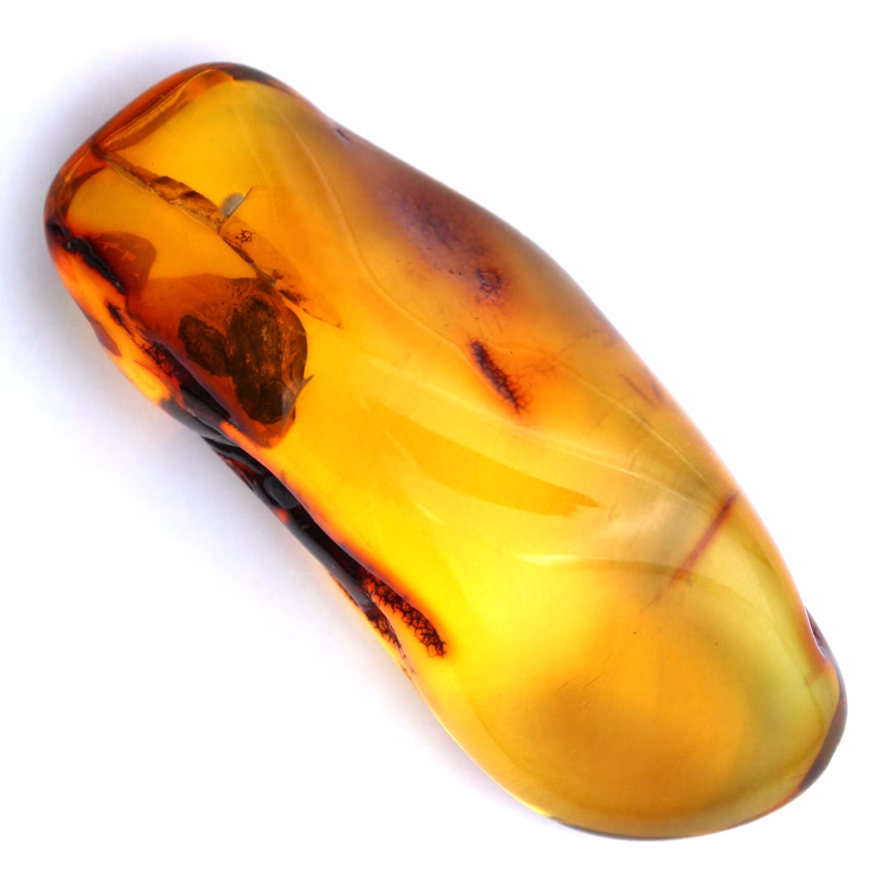 Polished amber